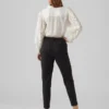 Pantalon taille mi-haute Vmlucca