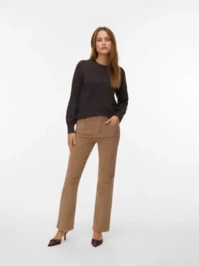 Pantalon taille mi-haute Vmmelisa