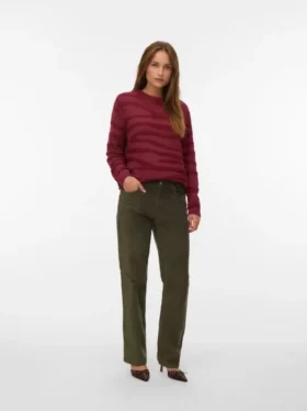 Pantalon taille mi-haute Vmmelisa