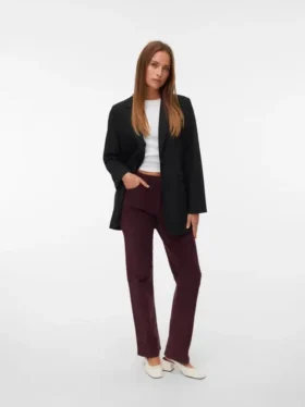 Pantalon taille mi-haute Vmmelisa