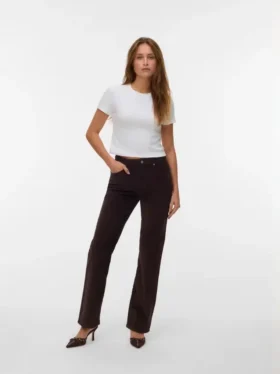 Pantalon taille mi-haute Vmmelisa