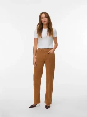 Pantalon taille mi-haute Vmmelisa