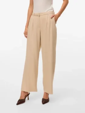 Pantalon taille mi-haute Vmmindy