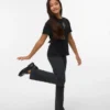 Pantalon taille mi-haute Vmmoni