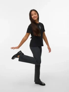 Pantalon taille mi-haute Vmmoni