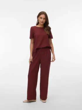 Pantalon taille mi-haute Vmmymilo