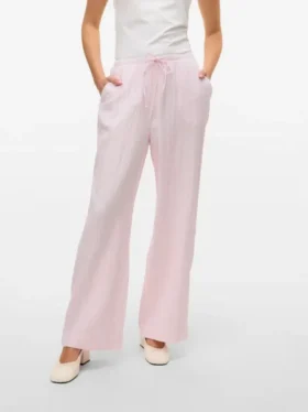 Pantalon taille mi-haute Vmnanna
