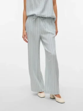Pantalon taille mi-haute Vmnanna