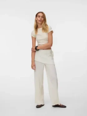 Pantalon taille mi-haute Vmnora
