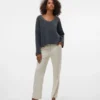 Pantalon taille mi-haute Vmnora