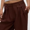 Pantalon taille mi-haute Vmpolly