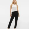 Pantalon taille mi-haute Vmsara