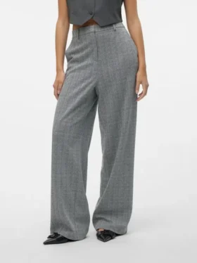 Pantalon taille mi-haute Vmsilva