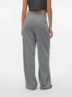 Pantalon taille mi-haute Vmsilva