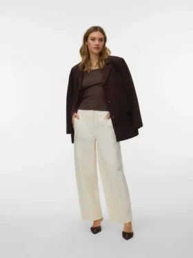 Pantalon taille mi-haute Vmsofia