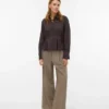 Pantalon taille mi-haute Vmstella