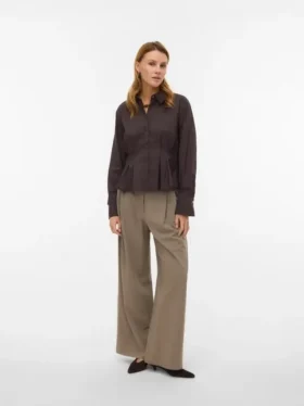 Pantalon taille mi-haute Vmstella