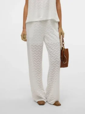 Pantalon taille mi-haute Vmthas