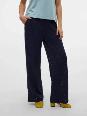 Pantalon taille mi-haute Vmthas