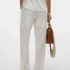 Pantalon taille mi-haute Vmthas