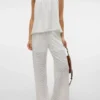 Pantalon taille mi-haute Vmthas
