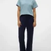 Pantalon taille mi-haute Vmthas