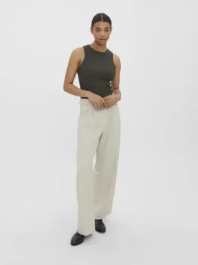 Pantalon taille mi-haute Vmtroian