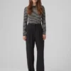 Pantalon taille mi-haute Vmtroian