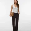 Pantalon taille mi-haute Vmzamira