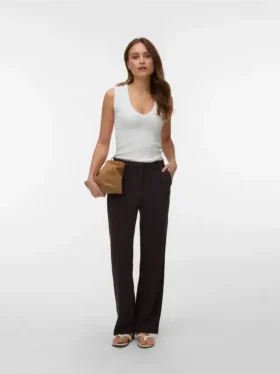 Pantalon taille mi-haute Vmzamira