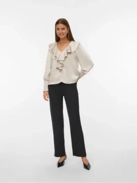 Pantalon taille mi-haute Vmzamira