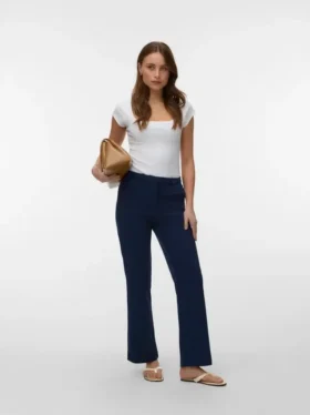 Pantalon taille mi-haute Vmzamira