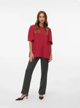Pantalon taille mi-haute Vmzamira