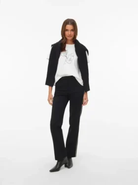 Pantalon taille mi-haute Vmzamira