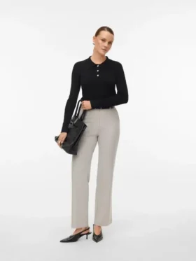 Pantalon taille mi-haute Vmzamira