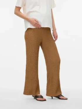 Pantalon évasé à taille haute