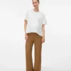 Pantalon évasé à taille haute