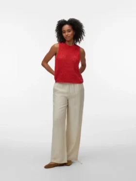 Pantalons taille mi-haute Vmheaven