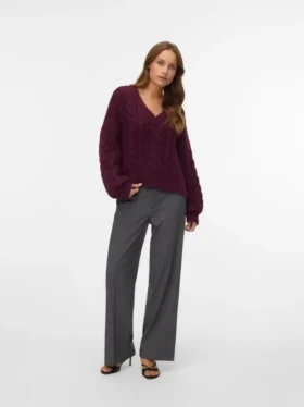 Pantalons taille mi-haute Vmtexas
