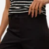Pantalons taille mi-haute Vmtexas