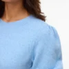 Pull à col rond et poignets côtelés, coupe classique