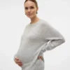 Pull de maternité en maille