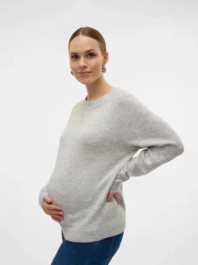 Pull de maternité en maille