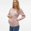 Pull de maternité en maille