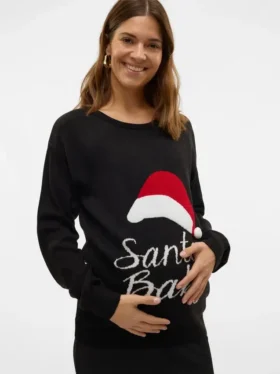 Pull de maternité en maille