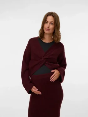 Pull de maternité en maille