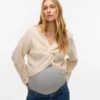 Pull de maternité en maille