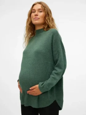 Pull de maternité en maille