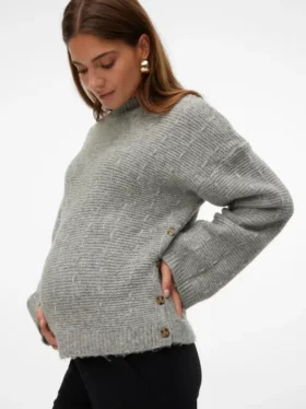 Pull de maternité en maille