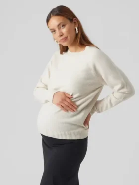 Pull de maternité en maille